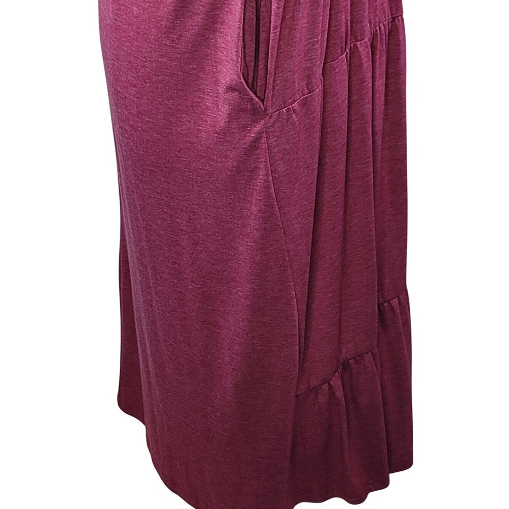 BloomChic Raspberry Tiered Maxi Dress - Picture 6 of 12